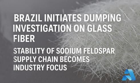 Sodium feldspar widely used in ceramic glazes